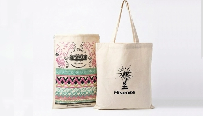 Bolsas de lienzo personalizadas y reutilizables